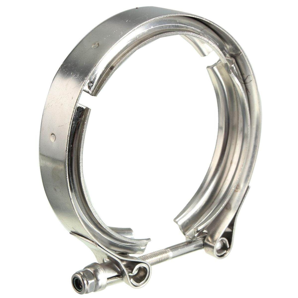 3'' Universal V-Band Downpipe Intercooler Turbo Exhaust Clamp Flange Stainless