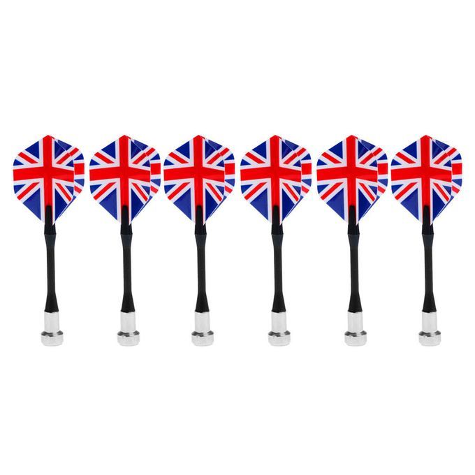 6 Pieces Magnetic Darts For Magnet   Dart Board UK National Flag UK