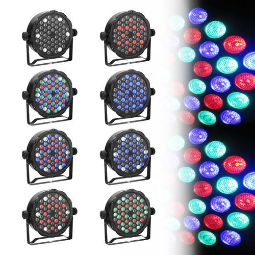 54x3W RGBW LED Light 162W PAR 64 DMX Outdoor DJ Party Club Stage Show Lighting