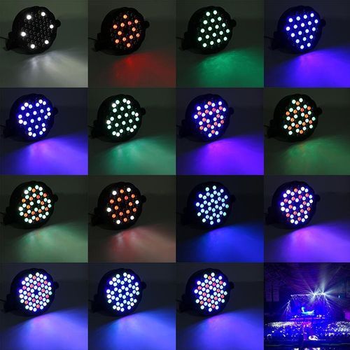 54x3W RGBW LED Light 162W PAR 64 DMX Outdoor DJ Party Club Stage Show Lighting