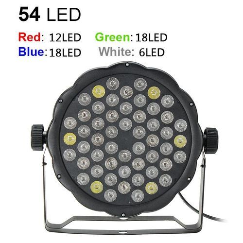 54x3W RGBW LED Light 162W PAR 64 DMX Outdoor DJ Party Club Stage Show Lighting