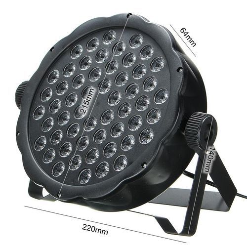 54x3W RGBW LED Light 162W PAR 64 DMX Outdoor DJ Party Club Stage Show Lighting