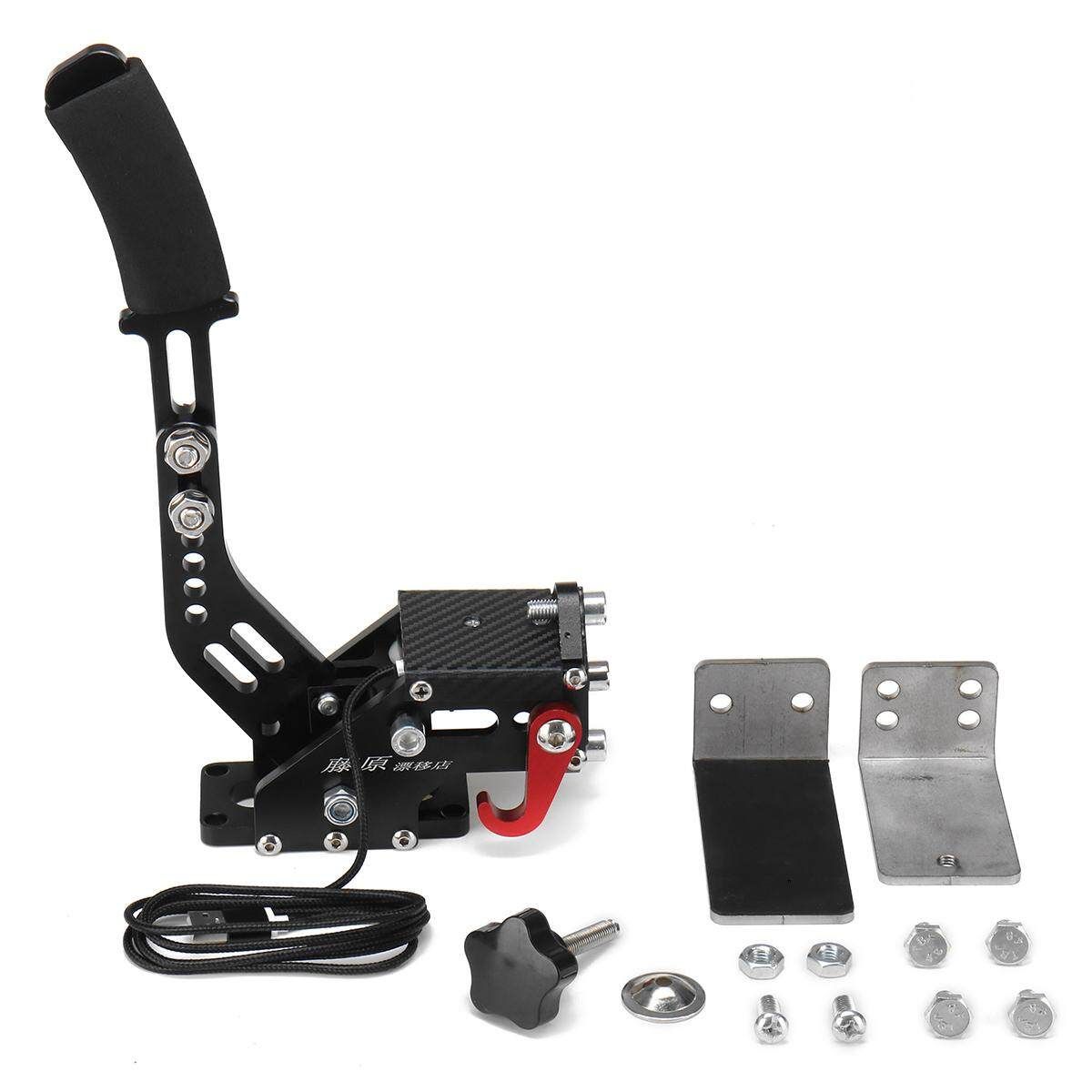 USB Handbrake SIM 14Bit W/Clamp For Racing Games G25/27/29 T500 FANATECOSW DIRT-Black Black (black)