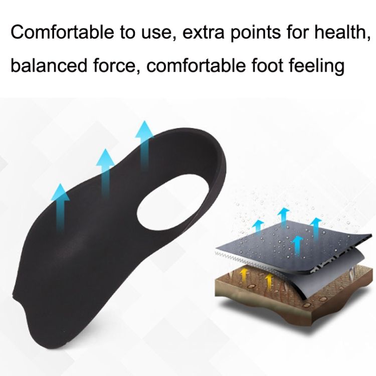 2 Pairs Leg Orthopedic Insole, Size: M (White)