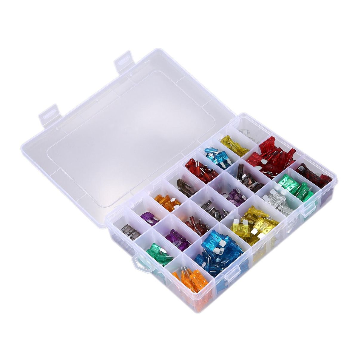 300Pcs Mini  Fuse Assortment Car Automotive Truck Auto ATM Fuse Kit (2A3A5A7.5A10A15A20A25A30A35A40A)