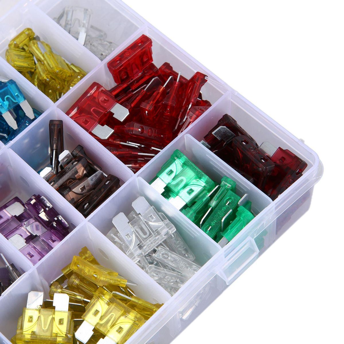 300Pcs Mini  Fuse Assortment Car Automotive Truck Auto ATM Fuse Kit (2A3A5A7.5A10A15A20A25A30A35A40A)