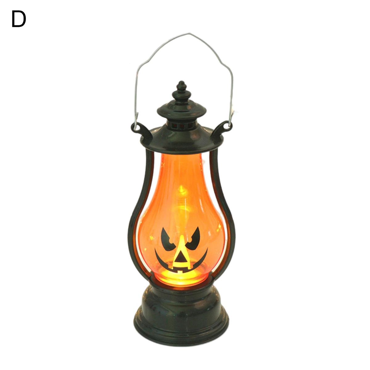 LED Candle Halloween Holiday Atmosphere Desktop Lantern D