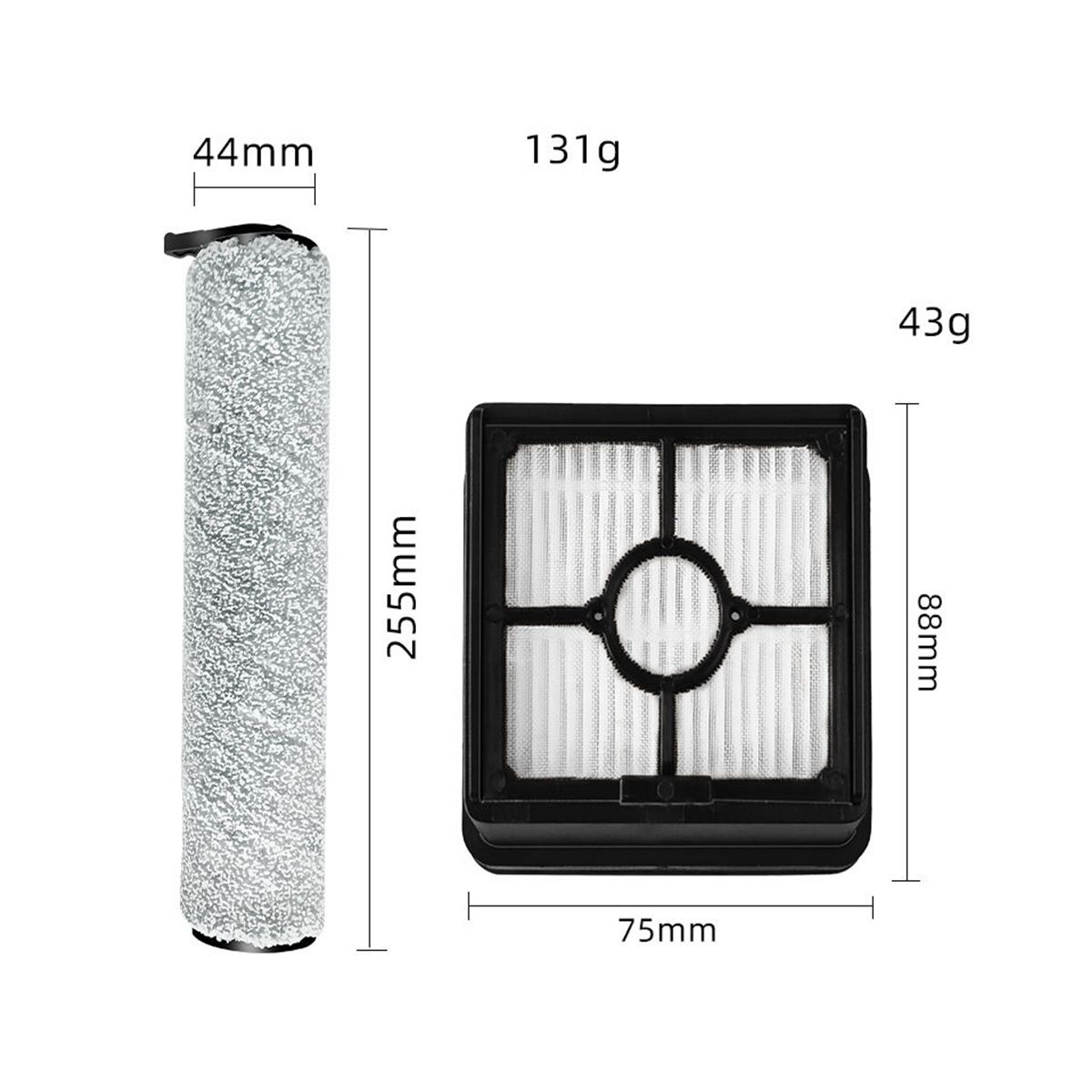 Replacement for Eureka FC9/FC9 Pro Floor Brush Roller Hepa F