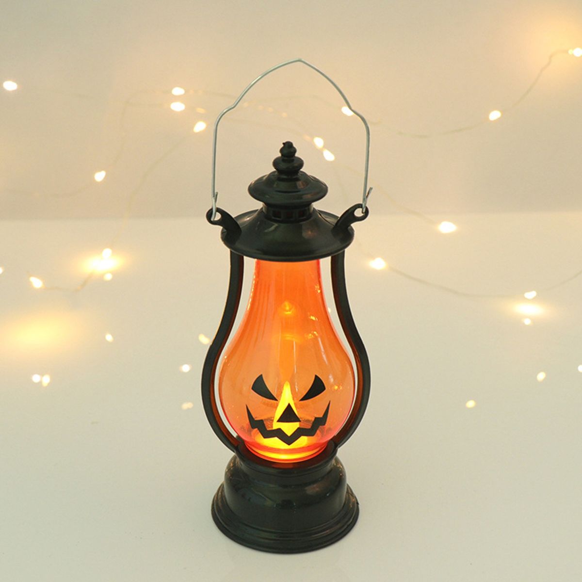 Electronic Candle Light Halloween Holiday Atmosphere Desktop Lantern C