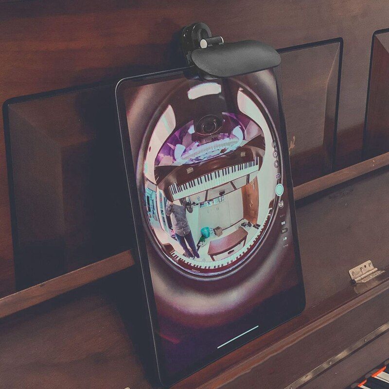 Piano Lesson Sparring Full Key Large Angle Overhead Camera Phone IPad Universal Fisheye Lens
