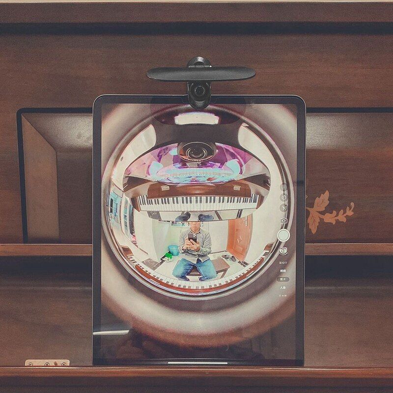 Piano Lesson Sparring Full Key Large Angle Overhead Camera Phone IPad Universal Fisheye Lens
