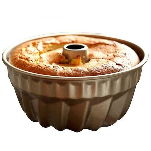1 Pack Non-stick Fluted Tube Round Ring Cake Pan(7 Inch)