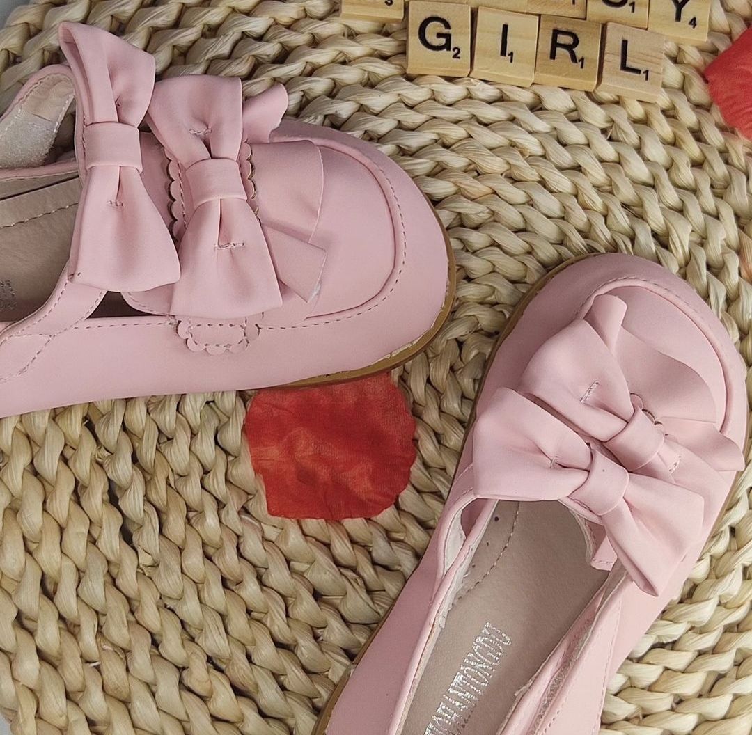 Baby Girl Toddler Fashion Top Bow Shoe (pink)