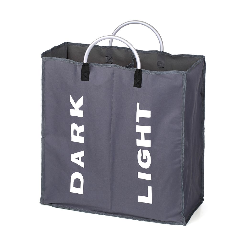 Collapsable 2-section Laundry Bag Foldable Laundry Hamper
