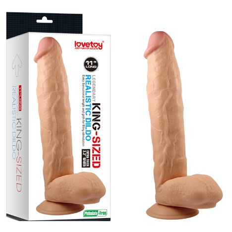 11'' Long Legendary King Sized Realistic Dildo