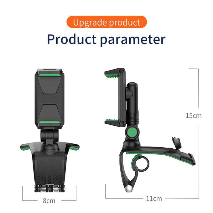 Car Phone Mount Strong For IPhone 12 11 Pro XR XS XS Max XR X 8 Green