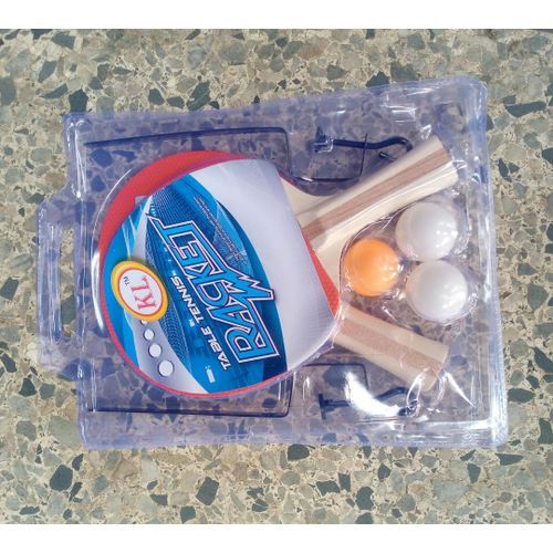 2 Player Set 2 Table Tennis Bats+ 3 Tennis Ball