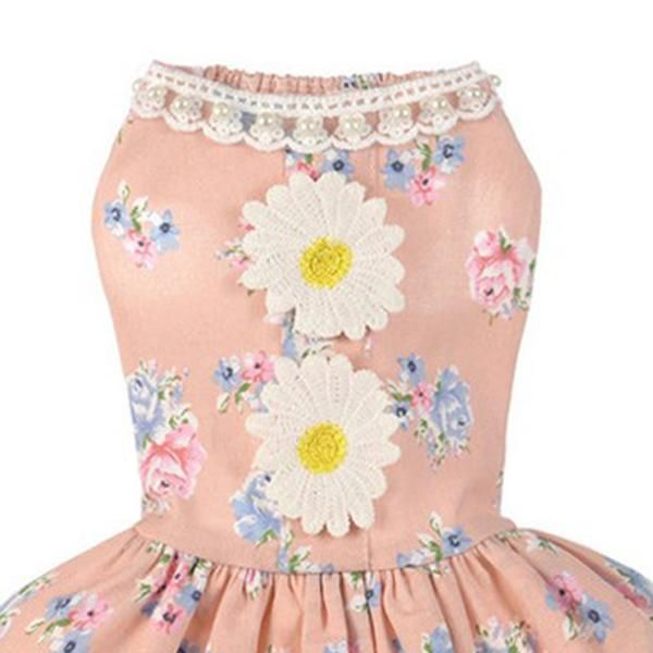 M code Puppy Clothes Pet Tutu Skirt Dress Lace Skirt Puppy Princess Costume Pink
