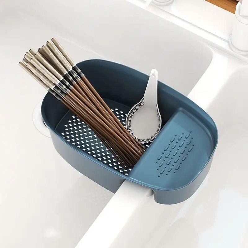 Sink Kitchen Waste Garbage Basket Kitchen Supplies Storage Rack Household Complete Sink Drain Hanging Basket Storage Rack