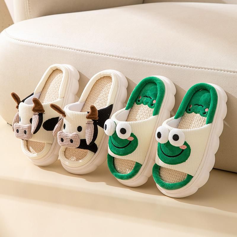 Linen Slippers For Boys, Linen Slippers For Girls,Children's Shoes