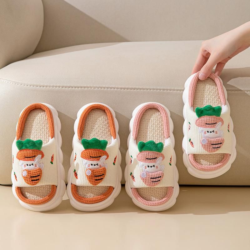 Linen Slippers For Boys, Linen Slippers For Girls,Children's Shoes