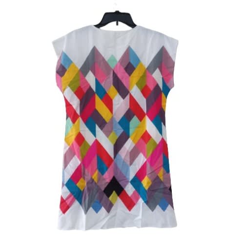 Young Women's Multicolor Short Dress