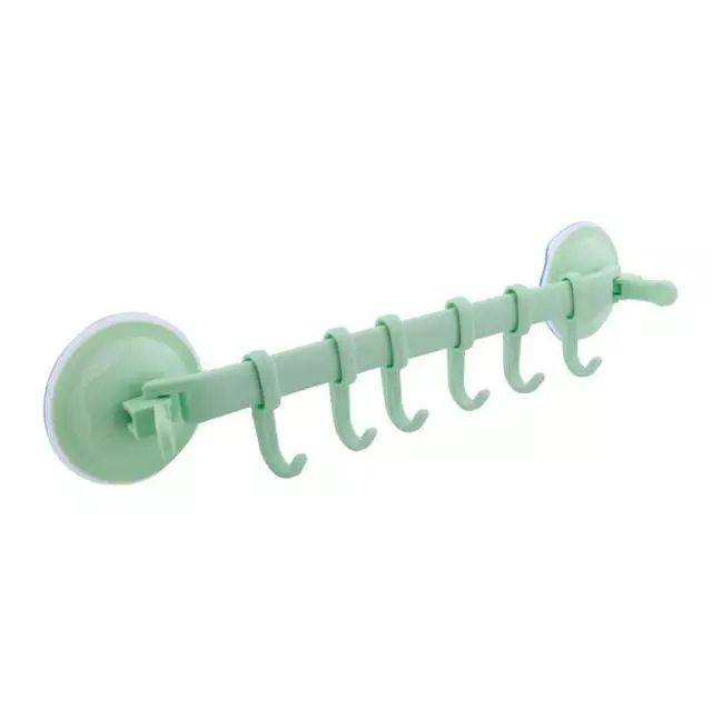 3pcs Suction 6 Hooks Kitchen/Bathroom Wall Hooks/Hangers