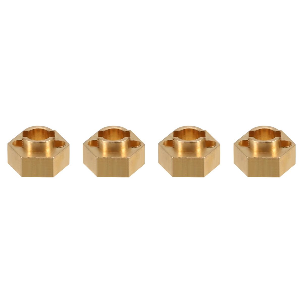 4PCS 3MM Brass Hex Adapter For 1/24 Axial SCX24 AXI 90081 AXI00001 AXI00002 RC Car Accessories Upgrade Tools For RC Cars