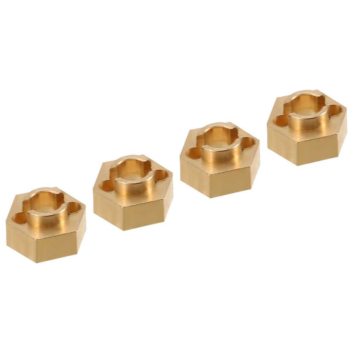 4PCS 3MM Brass Hex Adapter For 1/24 Axial SCX24 AXI 90081 AXI00001 AXI00002 RC Car Accessories Upgrade Tools For RC Cars