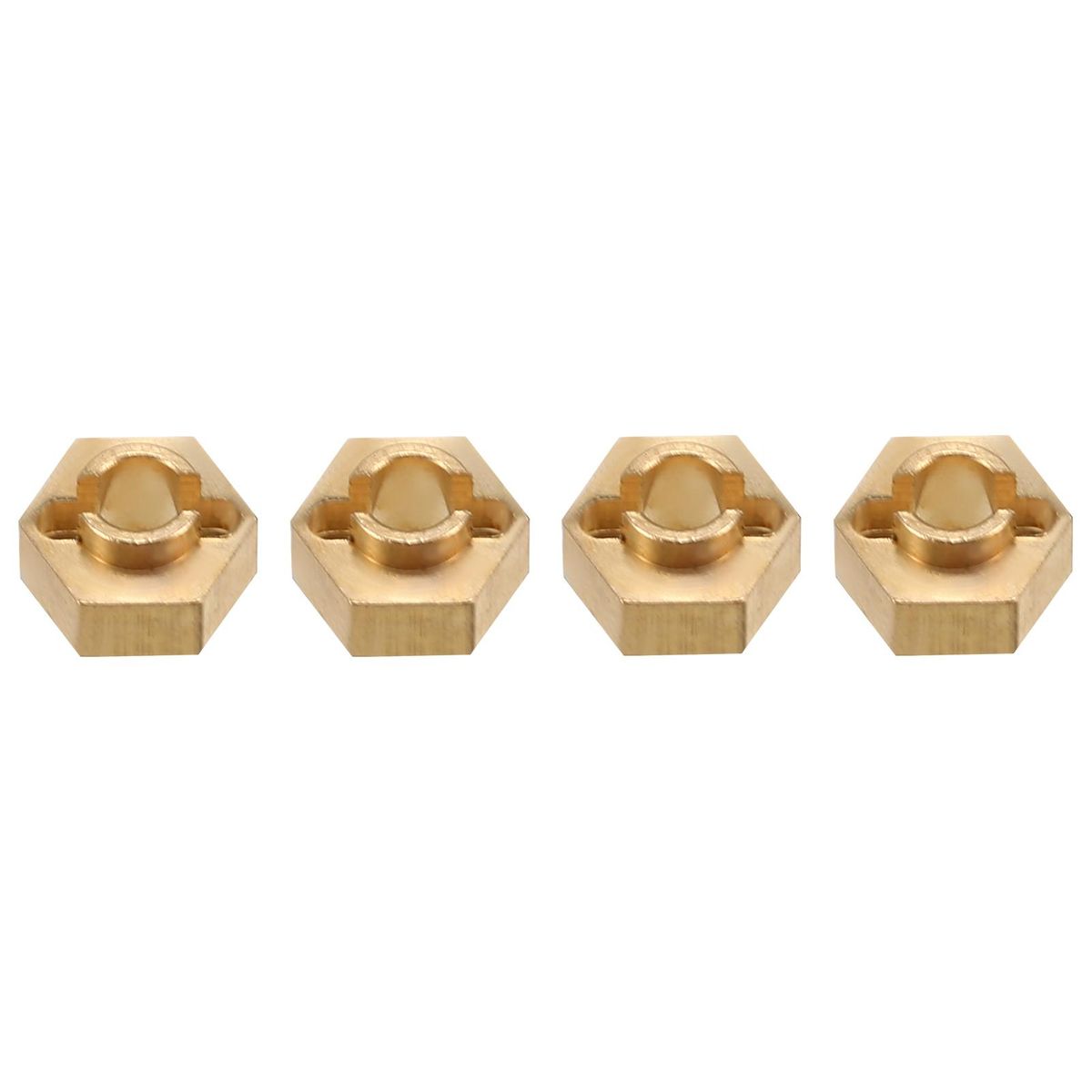 4PCS 3MM Brass Hex Adapter For 1/24 Axial SCX24 AXI 90081 AXI00001 AXI00002 RC Car Accessories Upgrade Tools For RC Cars
