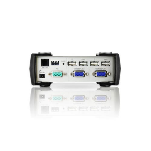 2-port Computer Sharing Kvm Device (usb) Cs231 (silver)