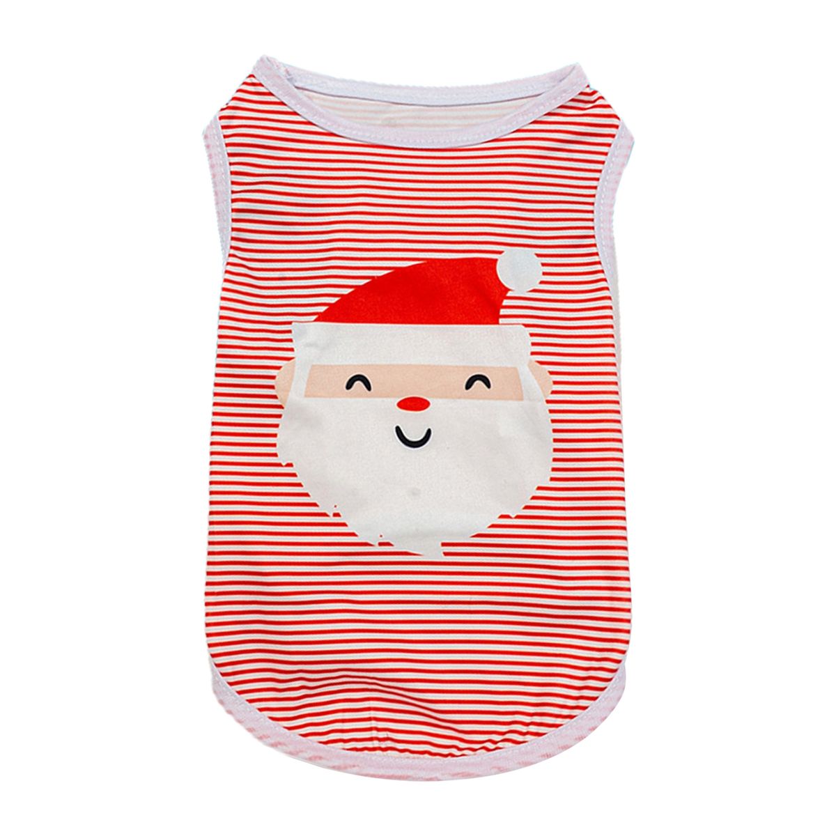 Pet Clothing Sleeveless Cute Dog Sweatshirts Red