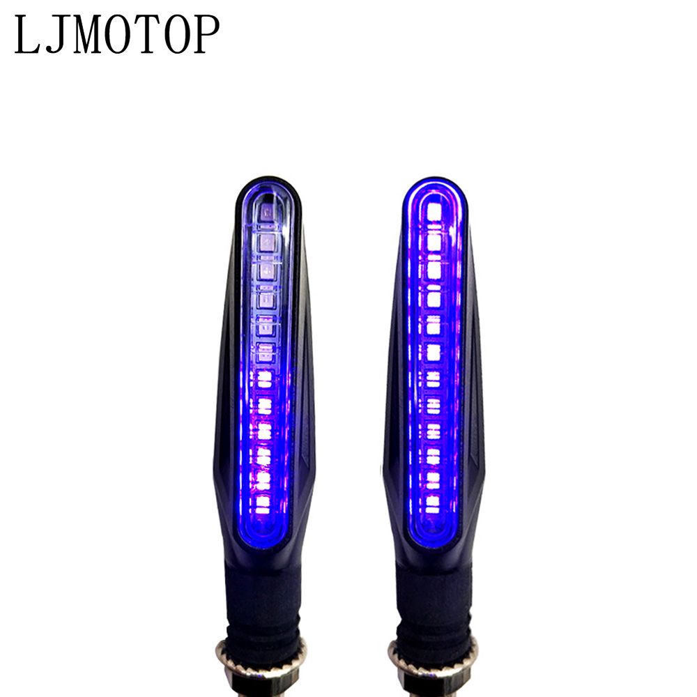 LED Motorcycle Turn Lights Flashing Lamp Accessories For