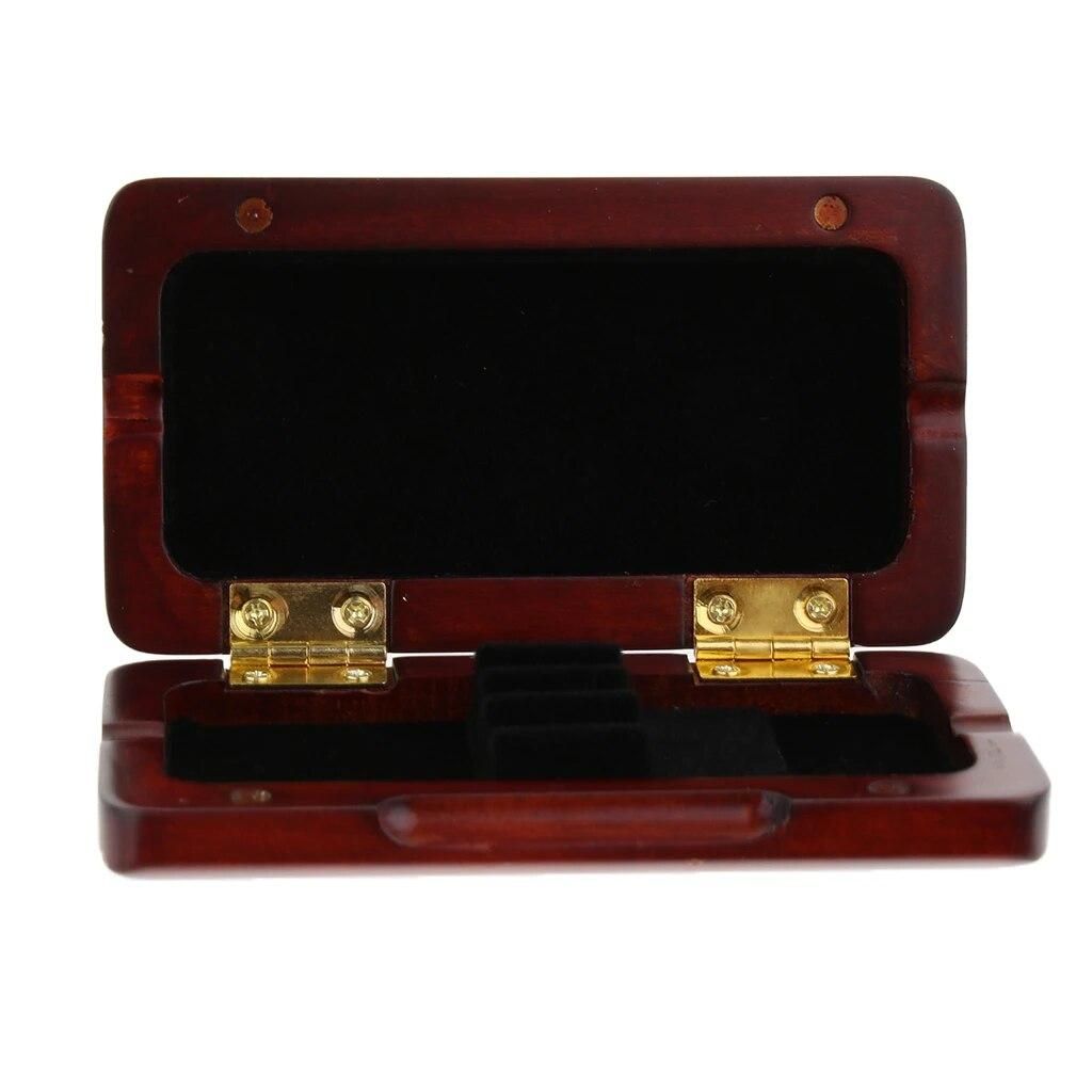 Wooden Oboe Reed Case Holder Box Protector Rosewood Oboe Reed Case for 3pcs 12pcs Reeds Strong Wind Instrument Parts