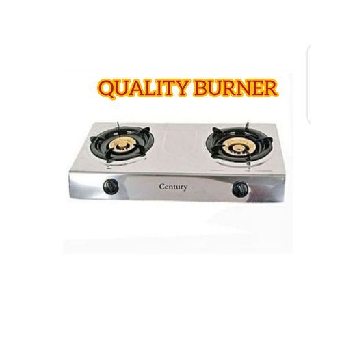 Stainless Steel Auto-Ignition 2 Burner Table Top Gas Cooker