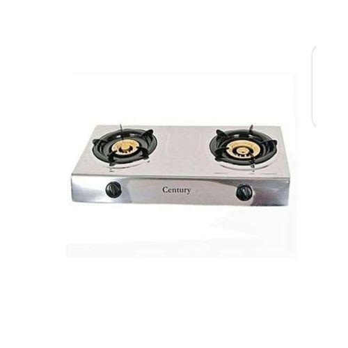 Stainless Steel Auto-Ignition 2 Burner Table Top Gas Cooker