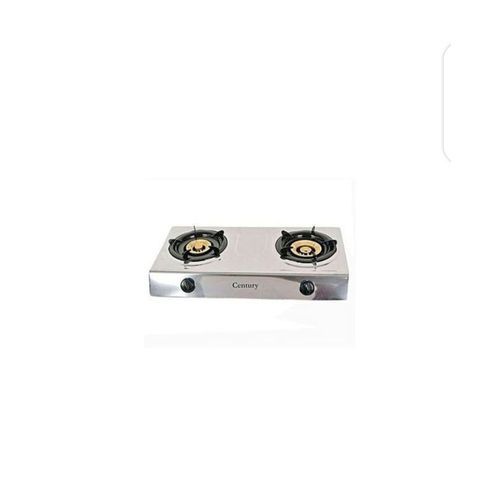 Stainless Steel Auto-Ignition 2 Burner Table Top Gas Cooker
