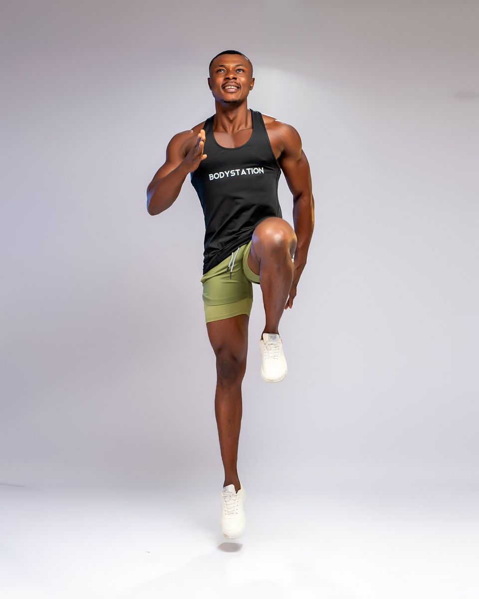 Men's Training Tank Top - Black