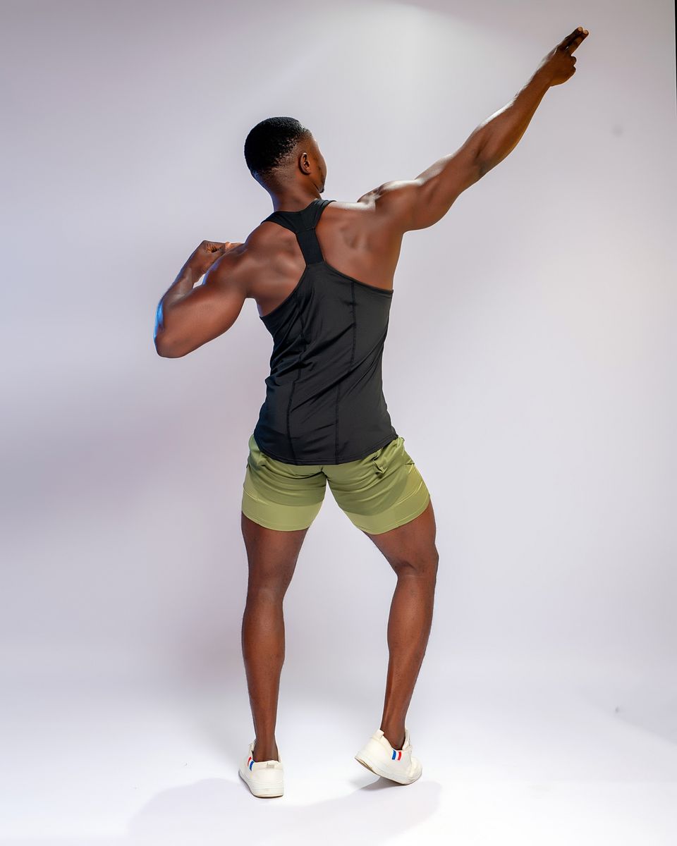 Men's Training Tank Top - Black