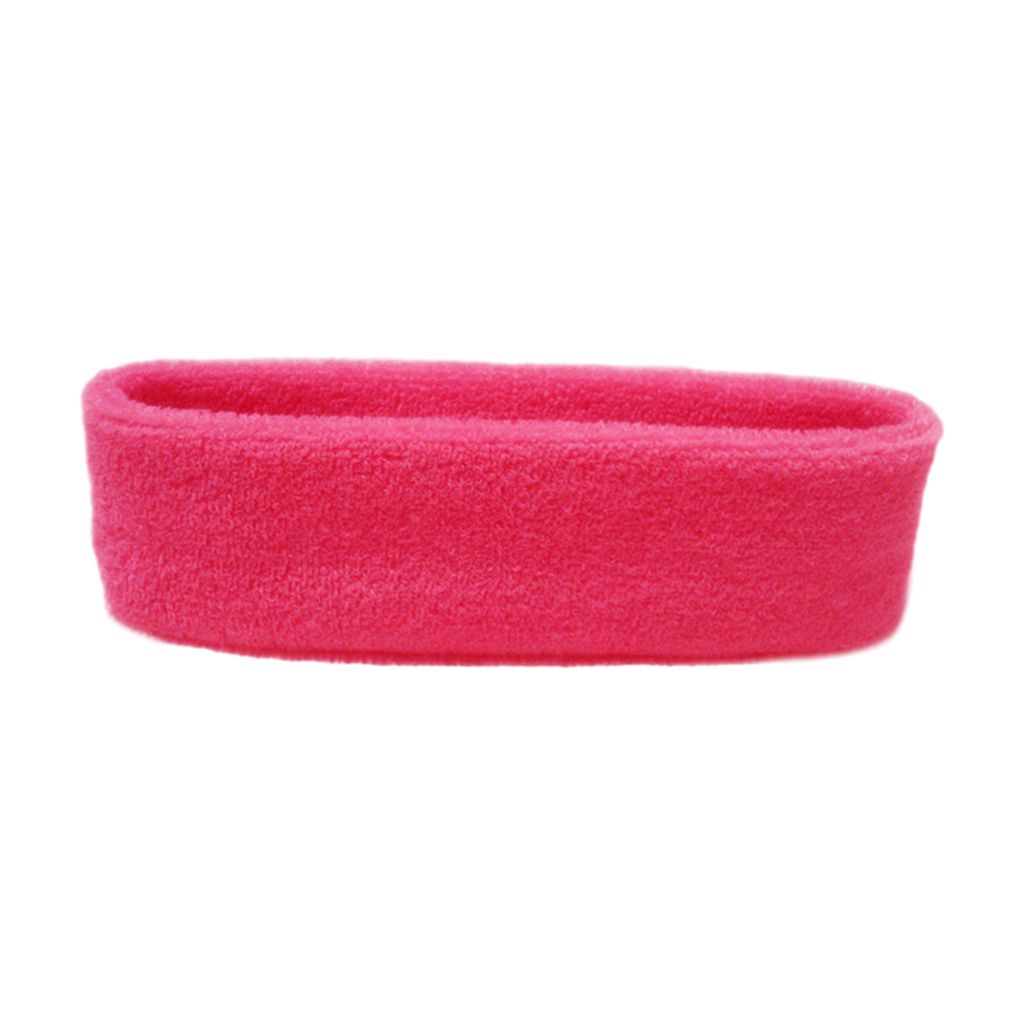 Sweatbands Stretchable Towel Hair Band SPA Headband For Salon Red