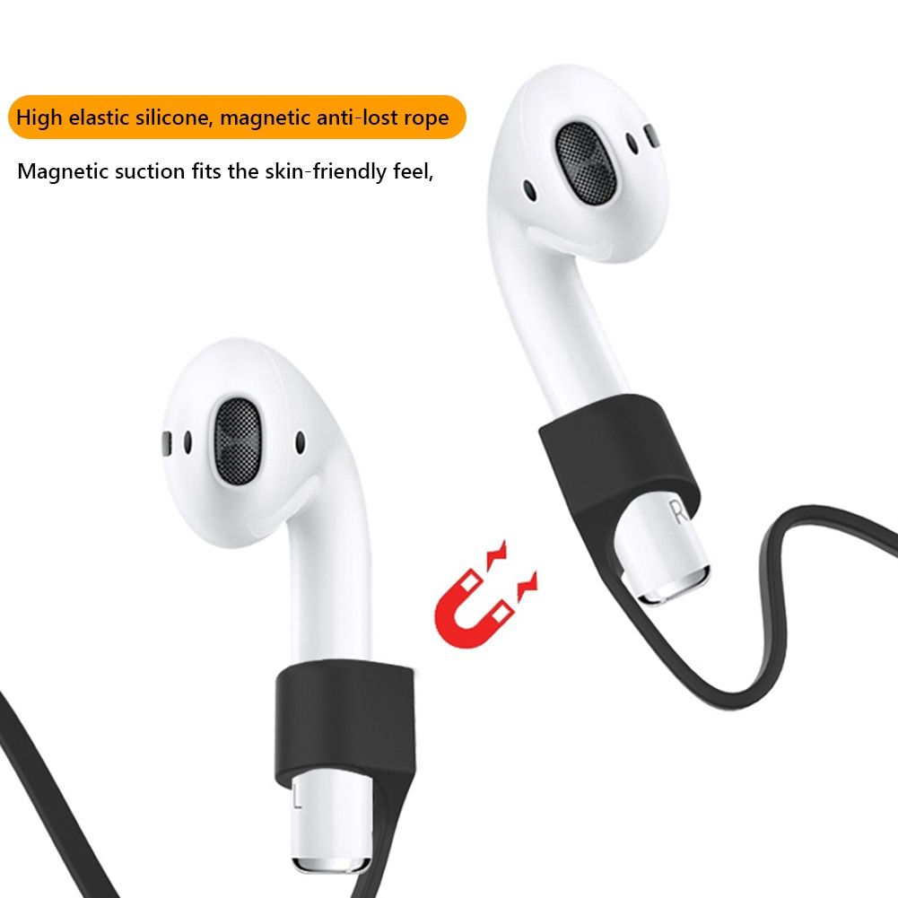 Magnetic Anti-Lost Silicone Earphone Rope For 1 2 3