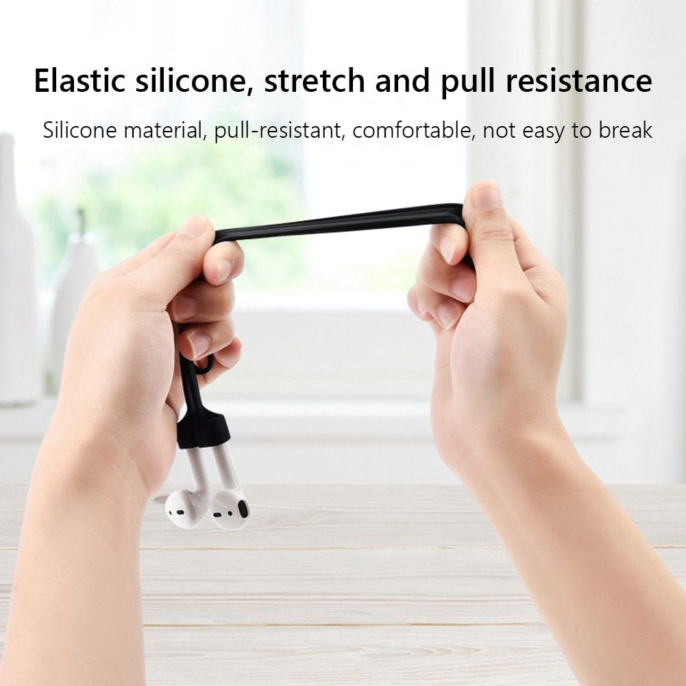 Magnetic Anti-Lost Silicone Earphone Rope For 1 2 3