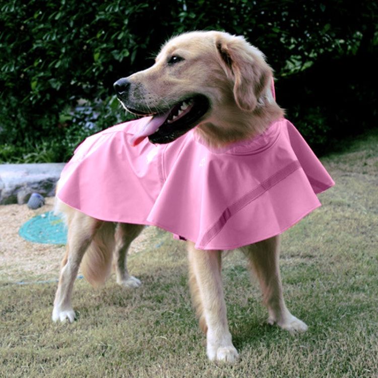 Large Dog Practical Reflective Breathable Raincoat