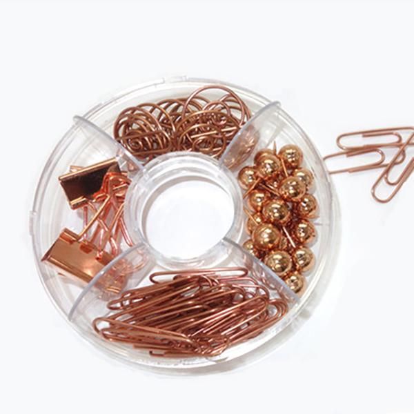 65 PCS Decorative Paper Clips and Set,Multi-Kind Push-Pin