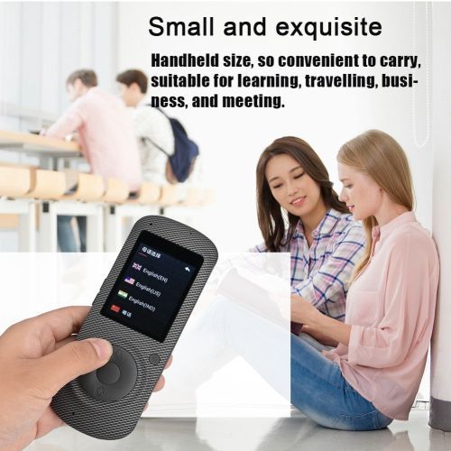 Portable Voice Translator 2.4in Screen Intelligent Real Time WIFI 37 Language Translation Travel Translator Builtin HIFI Speaker DJLAB