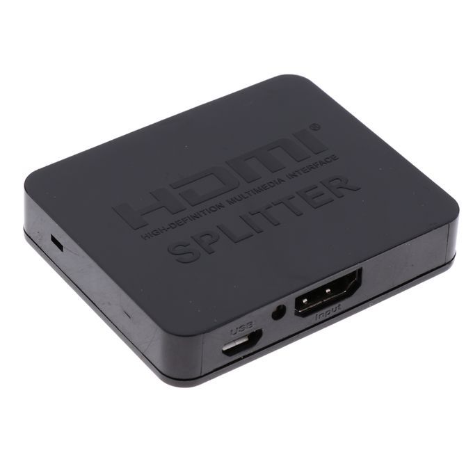 1080P 3D Mini 2Port HDMI Splitter Switcher 1 In 2 Out Distributor