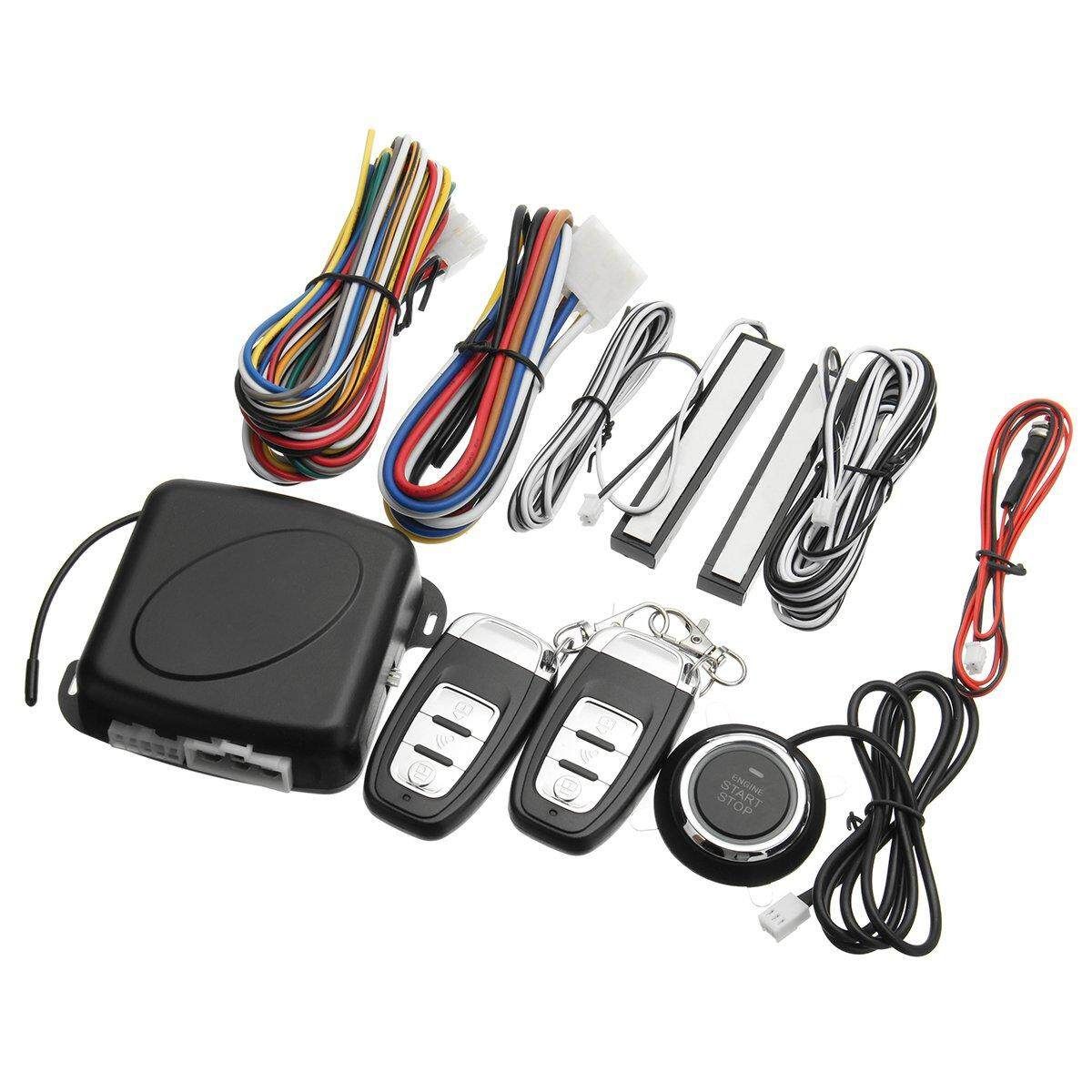 Car SUV Entry&Push Engine Start Alarm System Universal Remote Control