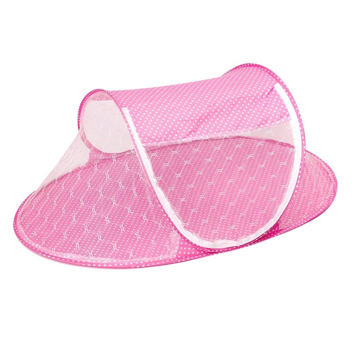 Baby Crib Netting Portable Foldable Tent Bed Mosquito Newborn Sleep Netting Travel Play Pink