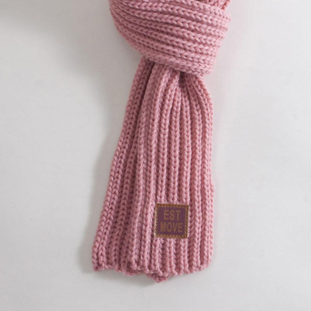 Children Winter Accessories Cozykidz Knitted Neck Wrap Soft for Babies Pink