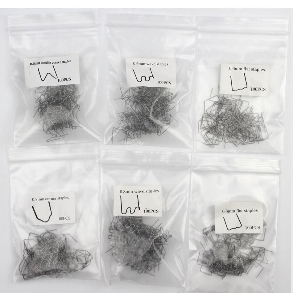 600Pcs Stainless Steel 0.8mm/0.6mm Hot for Plastic Stapler
